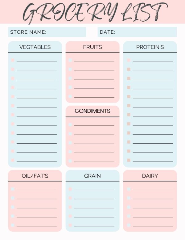 Diabetic Tracking Sheets - Image 5