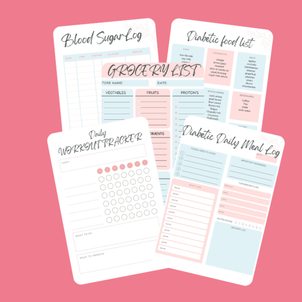 Diabetic Tracking Sheets